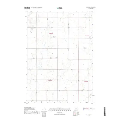 2017 Map of Dell Rapids NE, 2017 Print