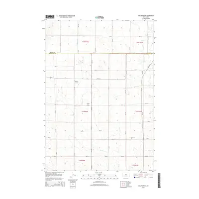 2015 Map of Dell Rapids SE, 2015 Print