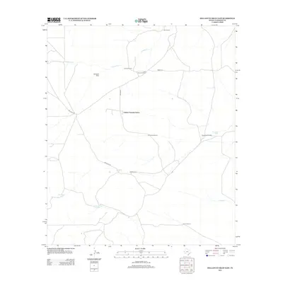 2012 Map of Dellahunt Draw East, 2012 Print
