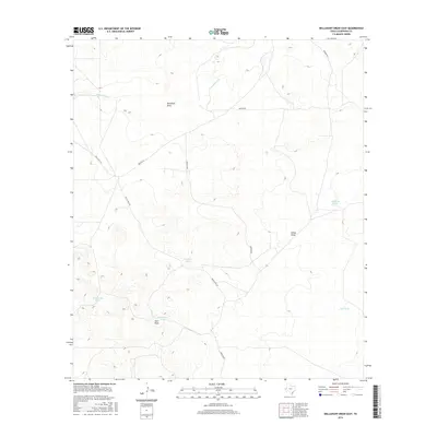 2016 Map of Dellahunt Draw East, 2016 Print