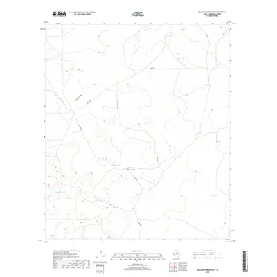 2019 Map of Dellahunt Draw East, 2019 Print