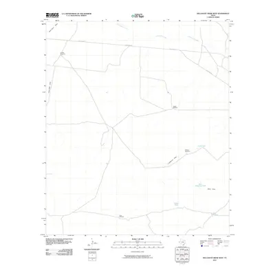 2010 Map of Dellahunt Draw West, 2010 Print