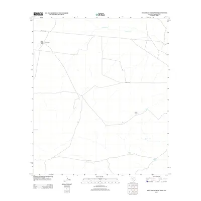 2012 Map of Dellahunt Draw West, 2012 Print