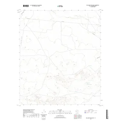 2019 Map of Dellahunt Draw West, 2019 Print