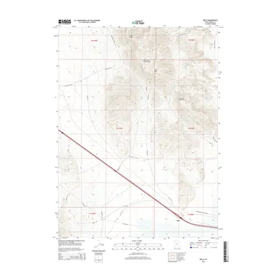 2014 Map of Delle, 2014 Print