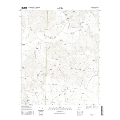 2016 Map of Dellrose, 2016 Print