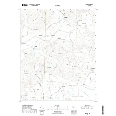 2019 Map of Dellrose, 2019 Print