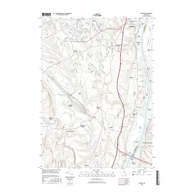2016 Map of Delmar, 2016 Print