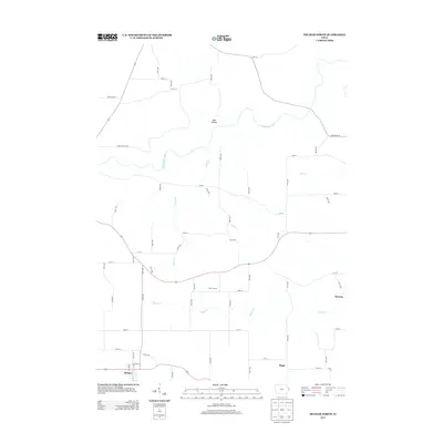 2013 Map of Delmar North, 2013 Print