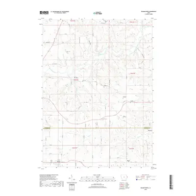 2018 Map of Delmar North, 2018 Print