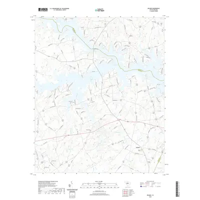 2020 Map of Delmar, 2020 Print