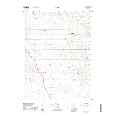 2018 Map of Delmar South, 2018 Print