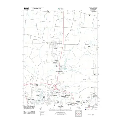 2011 Map of Delmar, 2011 Print