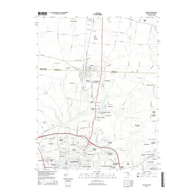 2014 Map of Delmar, 2014 Print
