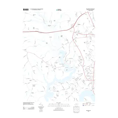 2013 Map of Delmer, 2013 Print