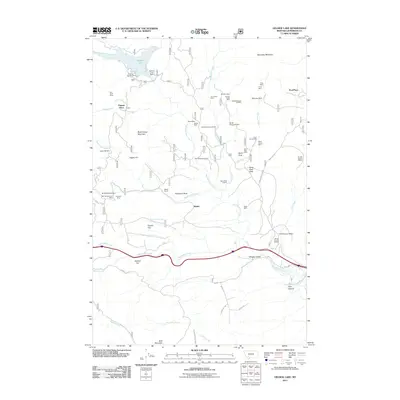 2011 Map of Delmoe Lake, 2011 Print