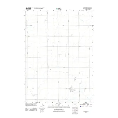 2012 Map of Delmont, 2012 Print