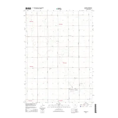 2015 Map of Delmont, 2015 Print