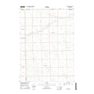 2015 Map of Delmont NE, 2015 Print