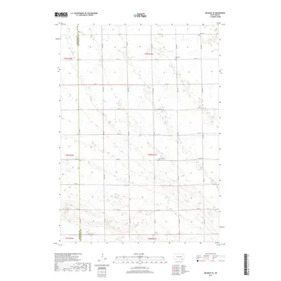2017 Map of Delmont SE, 2017 Print