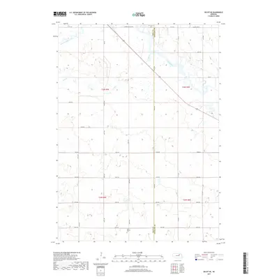 2017 Map of Deloit NE, 2017 Print