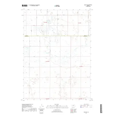 2017 Map of Deloit SW, 2017 Print