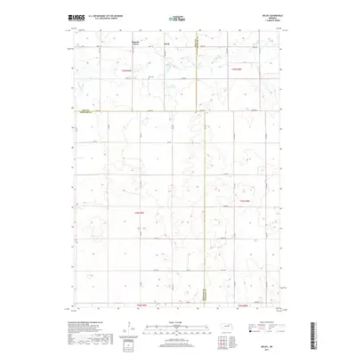 2017 Map of Deloit, 2017 Print