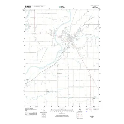 2010 Map of Delphi, 2010 Print