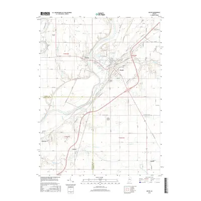 2016 Map of Delphi, 2016 Print