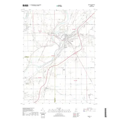2019 Map of Delphi, 2019 Print