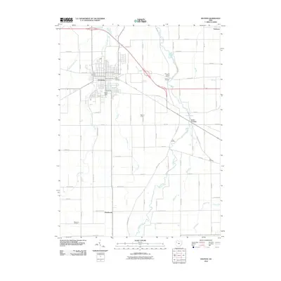 2010 Map of Delphos, 2010 Print