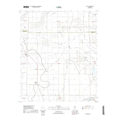 2018 Map of Delta City, 2018 Print