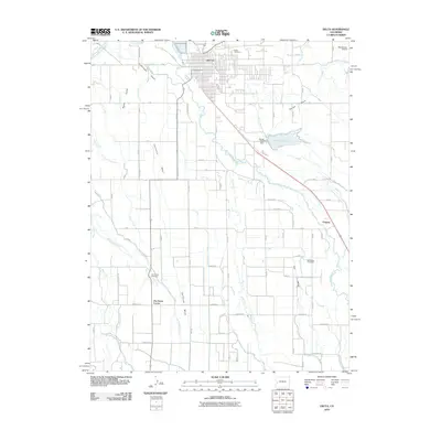 2010 Map of Delta, 2010 Print