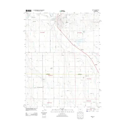 2013 Map of Delta, 2013 Print