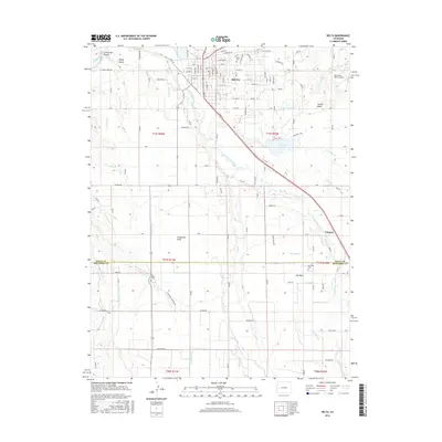 2016 Map of Delta, 2016 Print