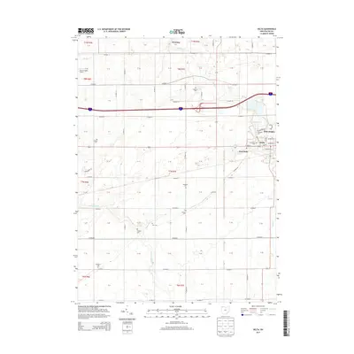 2013 Map of Delta, 2013 Print