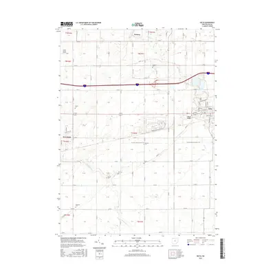 2016 Map of Delta, 2016 Print
