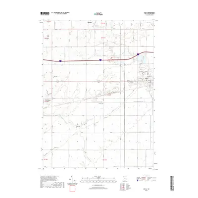 2019 Map of Delta, 2019 Print