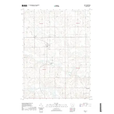 2018 Map of Delta, 2018 Print