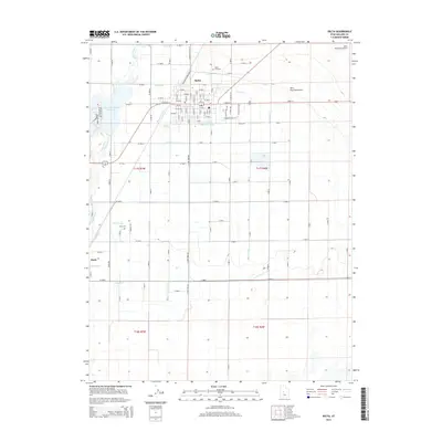2014 Map of Delta, 2014 Print
