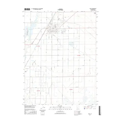 2017 Map of Delta, 2017 Print