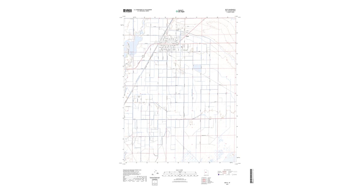 2023 Map of Delta, UT — High-Res | Pastmaps