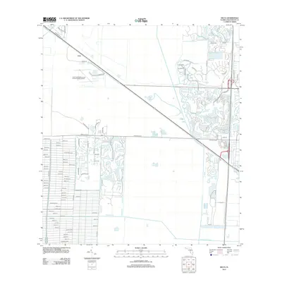 2012 Map of Delta, 2012 Print