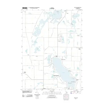 2011 Map of Delton, 2011 Print