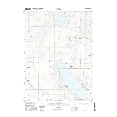 2017 Map of Delton, 2017 Print