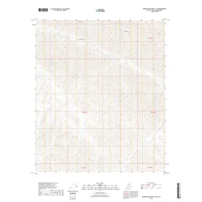 2018 Map of Demarcation Point A-1 NW, 2018 Print