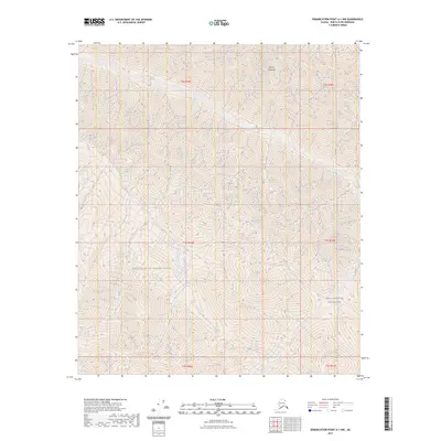 2023 Map of Demarcation Point A-1 NW, 2023 Print