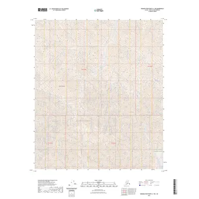 2023 Map of Demarcation Point A-1 SW, 2023 Print