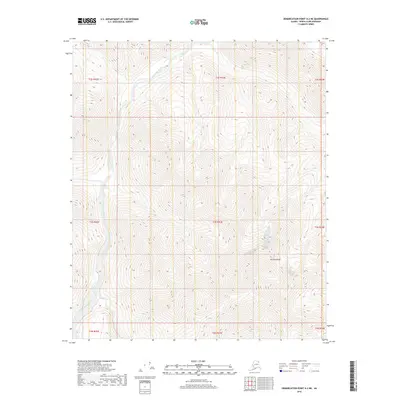 2018 Map of Demarcation Point A-2 NE, 2018 Print
