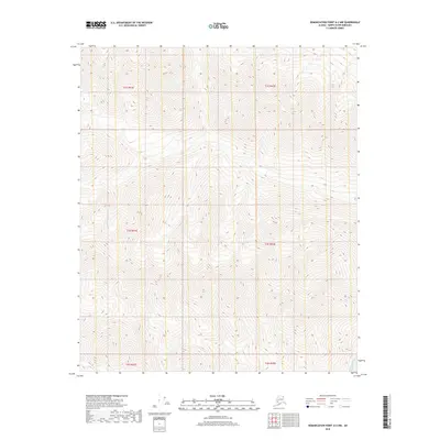 2018 Map of Demarcation Point A-2 NW, 2018 Print
